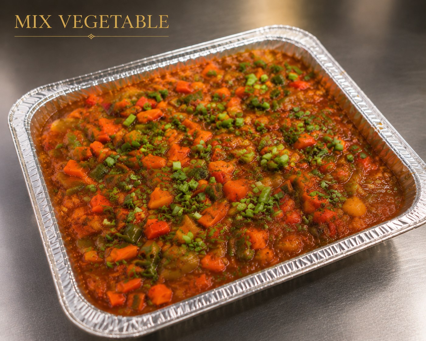 Plateau traiteur de légumes mixtes — cuisine indienne végétarienne